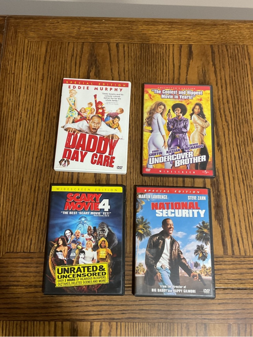 4 Comedy DVDs 📀- Eddie Murphy, Eddie Griffin & Martin Lawrence + Scary Movie 4